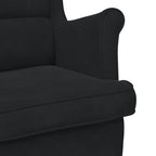 Sessel Schwarz Samt