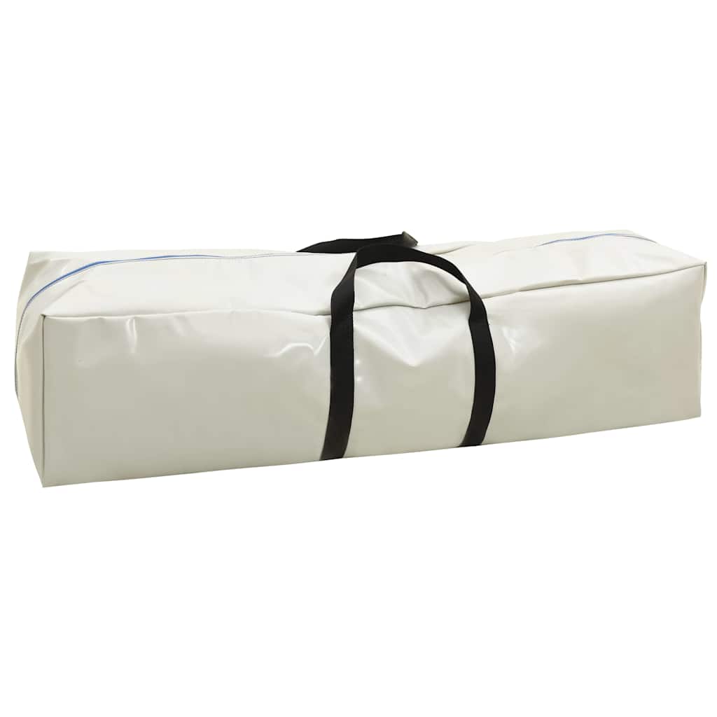 Aufblasbare Gymnastikmatte mit Pumpe 60x100x10 cm PVC Blau