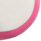 Aufblasbare Gymnastikmatte mit Pumpe 800x100x15 cm PVC Rosa
