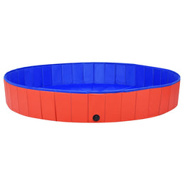 vidaXL Hundepool Faltbar Rot 200x30 cm PVC