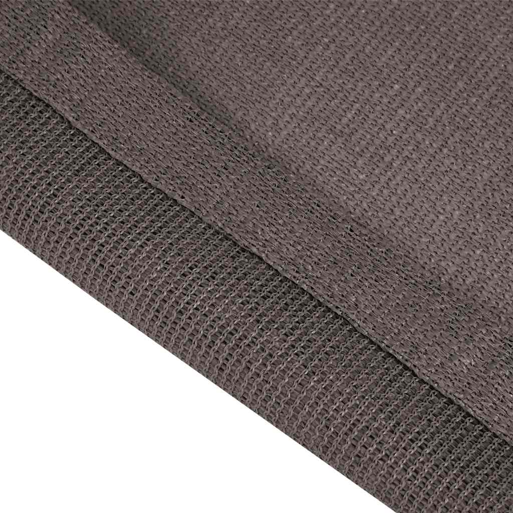 Zeltteppich 250x250 cm Anthrazit HDPE