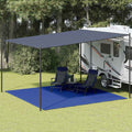 Zeltteppich 400x400 cm Blau HDPE