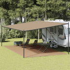 Zeltteppich Taupe 400x800 cm HDPE
