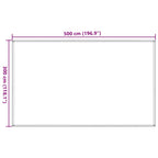 Zeltteppich 300x500 cm Beige
