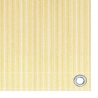Balkon-Sichtschutz Beige 90x500 cm HDPE