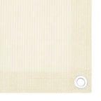 Balkon Sichtschutz Creme 90x600 cm HDPE
