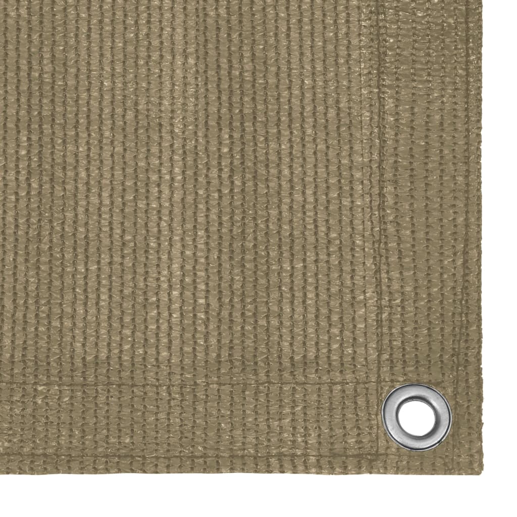 Balkon-Sichtschutz Taupe 90x300 cm HDPE