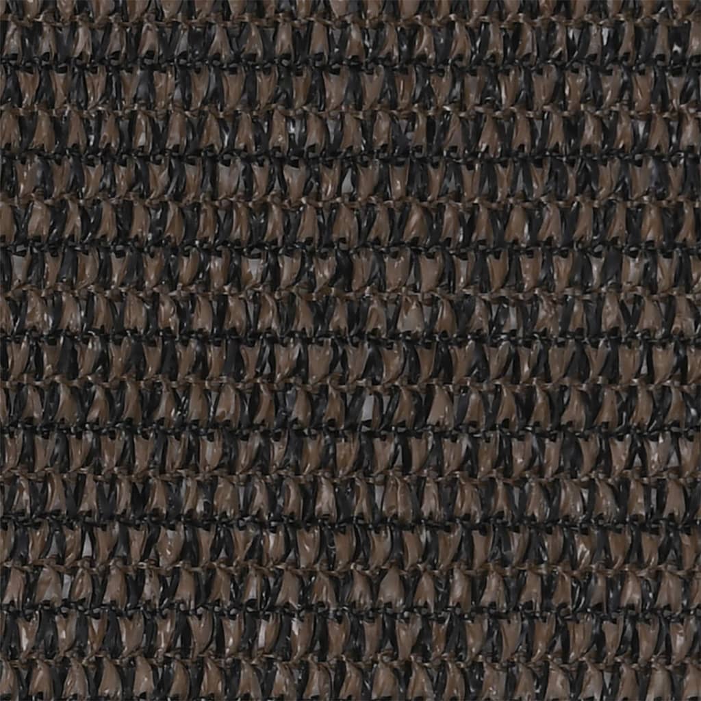 Balkon-Sichtschutz Braun 90x600 cm HDPE