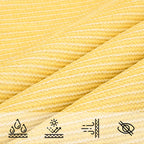 Sonnensegel 160 g/m² Beige 5x8 m HDPE