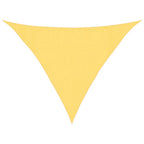 Sonnensegel 160 g/m² Beige 3,5x3,5x4,9 m HDPE