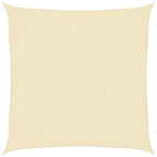 Sonnensegel 160 g/m² Creme 3x3 m HDPE