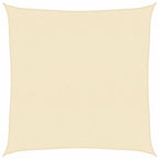 Sonnensegel 160 g/m² Creme 7x7 m HDPE