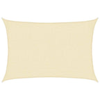Sonnensegel 160 g/m² Creme 2x2,5 m HDPE