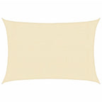 Sonnensegel 160 g/m² Creme 3x4 m HDPE