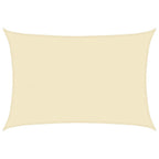 Sonnensegel 160 g/m² Creme 5x7 m HDPE