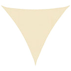 Sonnensegel 160 g/m² Creme 4x4x4 m HDPE