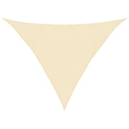 Sonnensegel 160 g/m² Creme 4x4x5,8 m HDPE