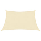 Sonnensegel 160 g/m² Creme 3/4x2 m HDPE