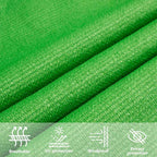 Sonnensegel 160 g/m² Hellgrün 2,5x3 m HDPE