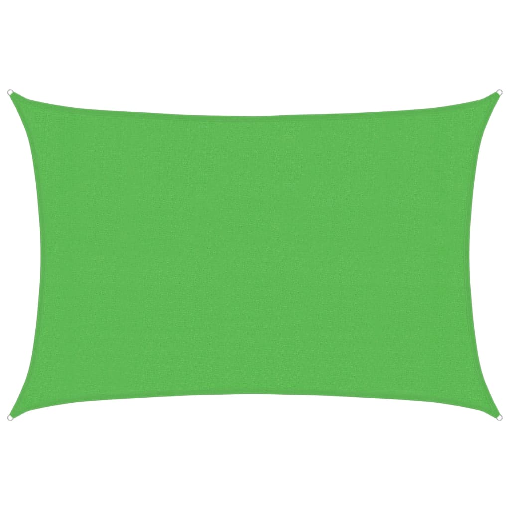 Sonnensegel 160 g/m² Hellgrün 3x5 m HDPE