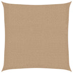 Sonnensegel 160 g/m² Taupe 2,5x2,5 m HDPE