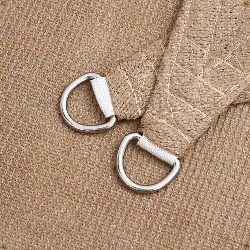Sonnensegel 160 g/m² Taupe 2x3 m HDPE