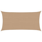 Sonnensegel 160 g/m² Taupe 2,5x5 m HDPE