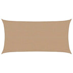 Sonnensegel 160 g/m² Taupe 3x6 m HDPE