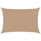 Sonnensegel 160 g/m² Taupe 4x6 m HDPE
