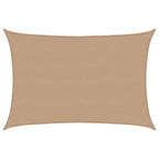 Sonnensegel 160 g/m² Taupe 5x6 m HDPE