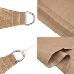 Sonnensegel 160 g/m² Taupe 4,5x4,5x4,5 m HDPE