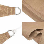 Sonnensegel 160 g/m² Taupe 4x5x5 m HDPE