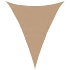 Sonnensegel 160 g/m² Taupe 5x7x7 m HDPE