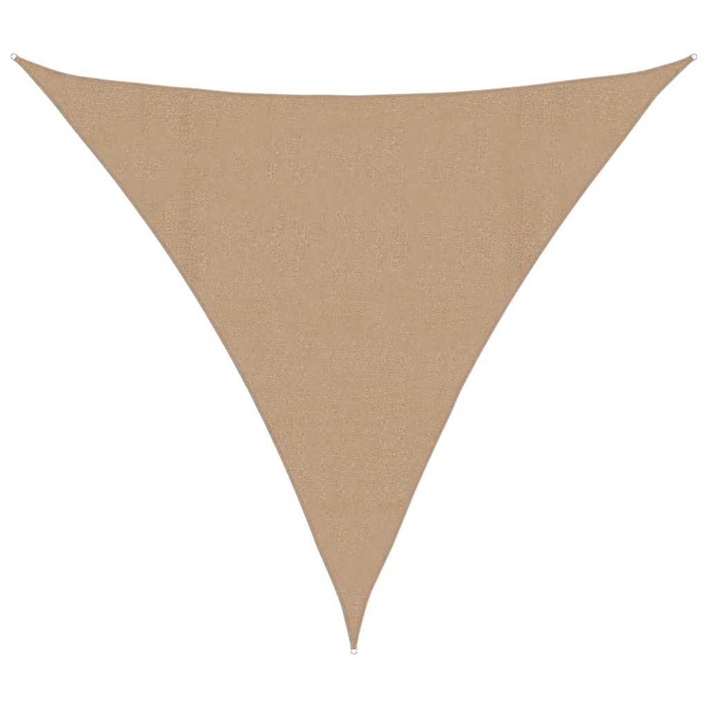 Sonnensegel 160 g/m² Taupe 6x6x6 m HDPE