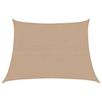 Sonnensegel 160 g/m² Taupe 4/5x3 m HDPE
