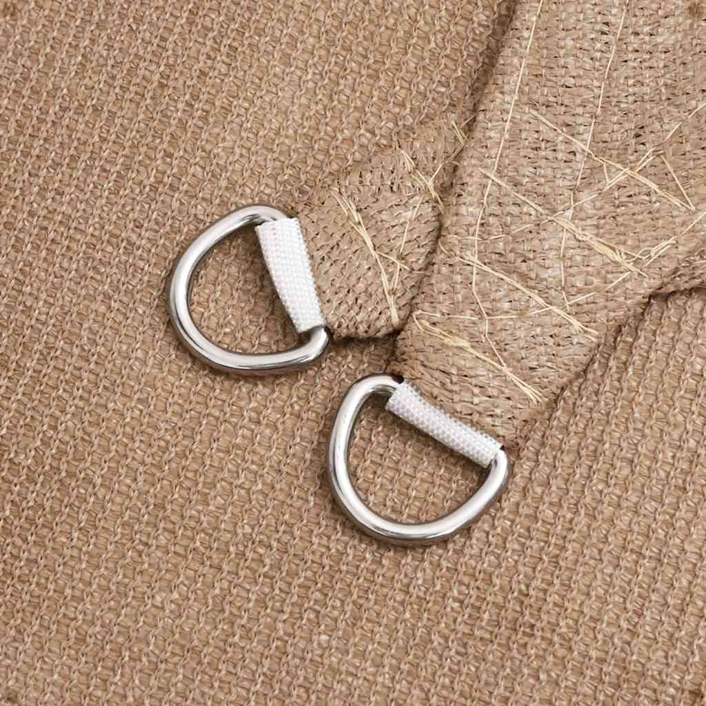 Sonnensegel 160 g/m² Taupe 4/5x4 m HDPE