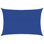 Sonnensegel 160 g/m² Rechteckig Blau 3x5 m HDPE