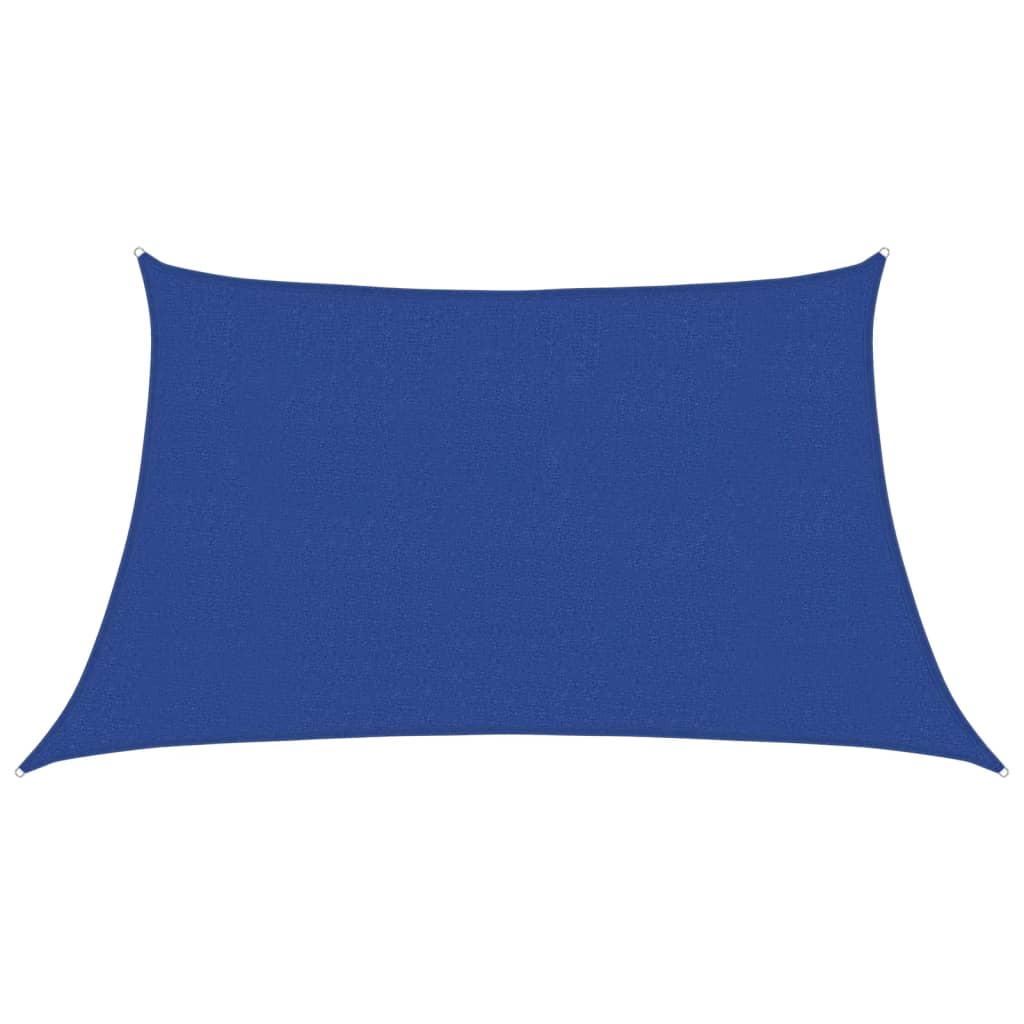 Sonnensegel 160 g/m² Blau 3/4x2 m HDPE