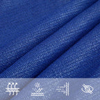 Sonnensegel 160 g/m² Trapezform Blau 4/5x4 m HDPE
