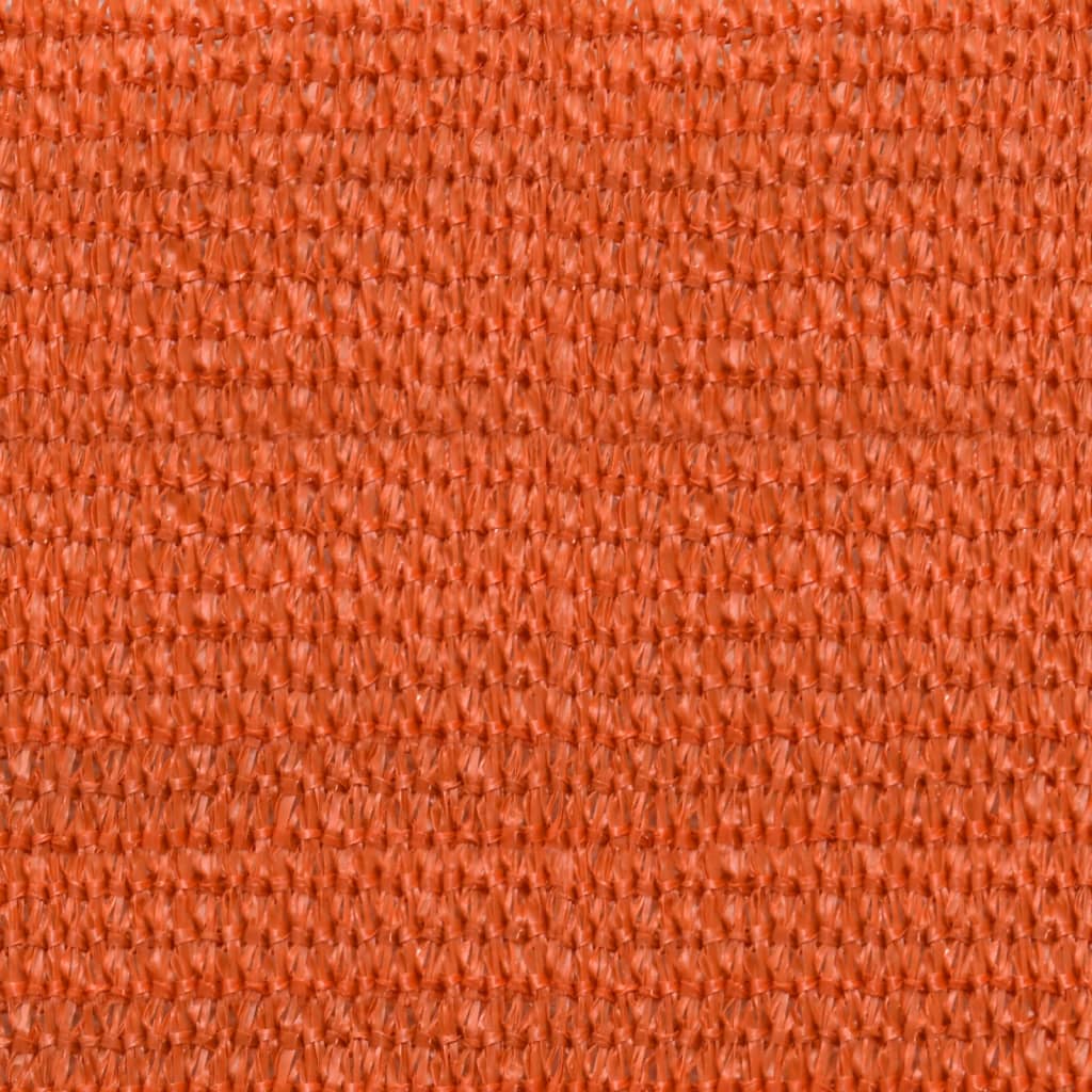 Sonnensegel 160 g/m² Orange 3,6x3,6 m HDPE