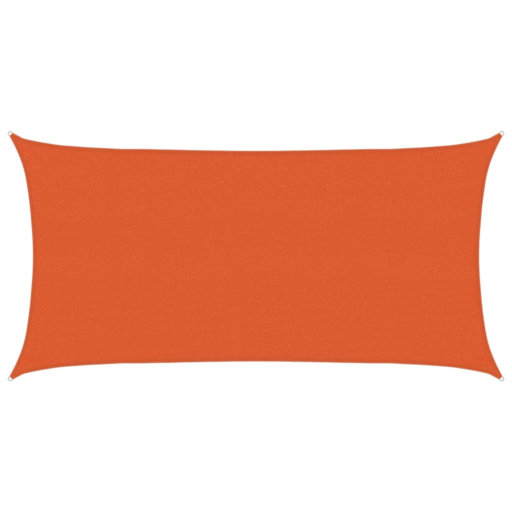 Sonnensegel 160 g/m² Orange 2,5x5 m HDPE