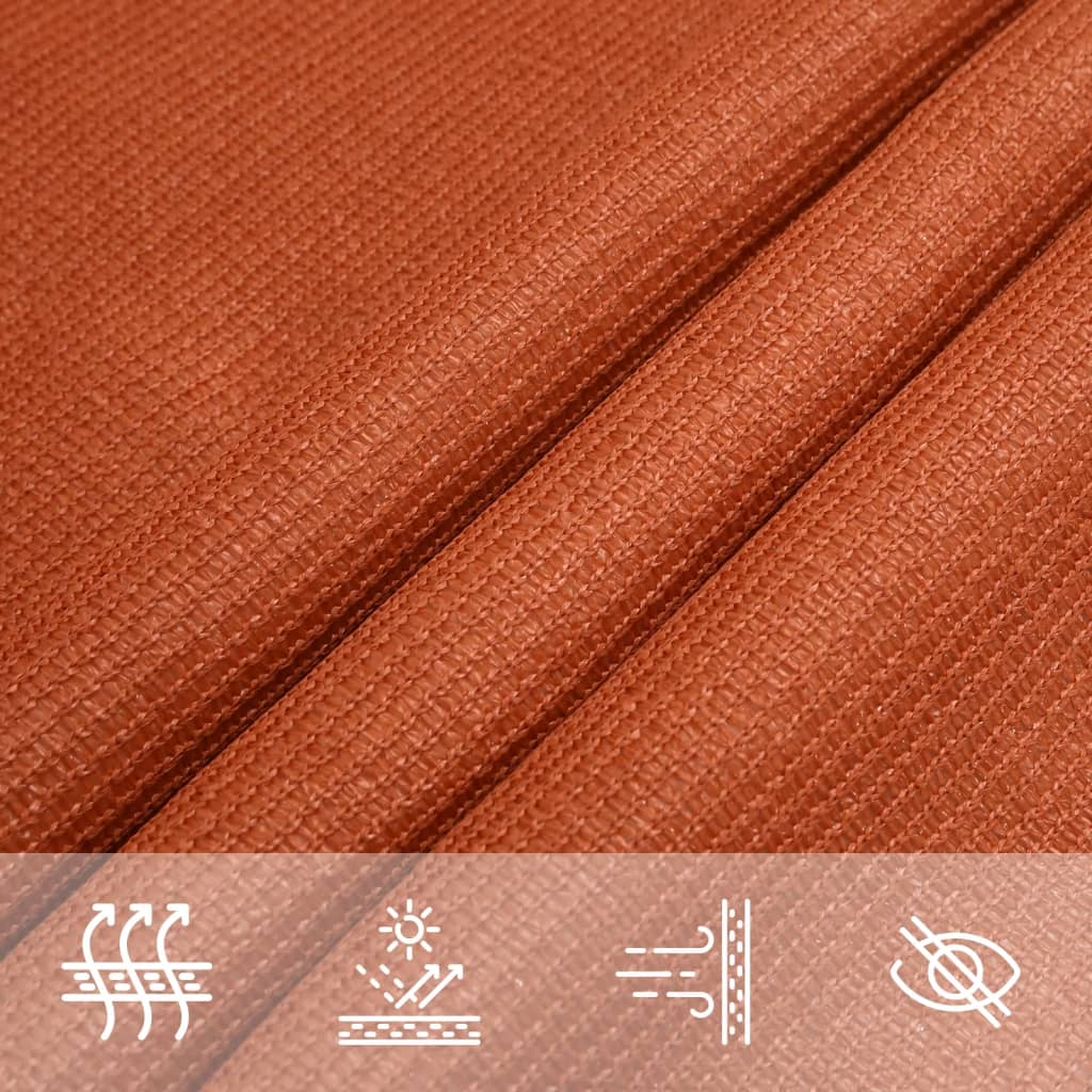 Sonnensegel 160 g/m² Orange 3x4 m HDPE