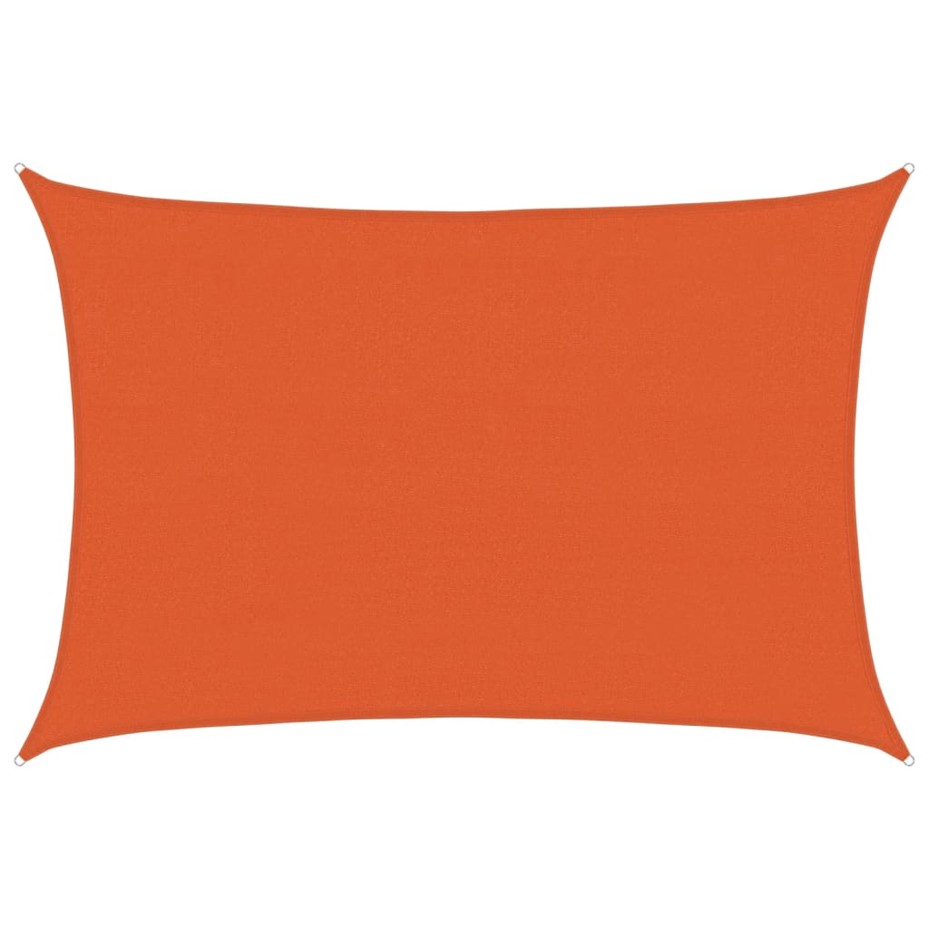 Sonnensegel 160 g/m² Orange 3,5x5 m HDPE