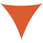 Sonnensegel 160 g/m² Dreieckig Orange 3,6x3,6x3,6 m HDPE