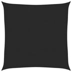 Sonnensegel 160 g/m² Schwarz 3,6x3,6 m HDPE