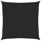 Sonnensegel 160 g/m² Schwarz 4x4 m HDPE