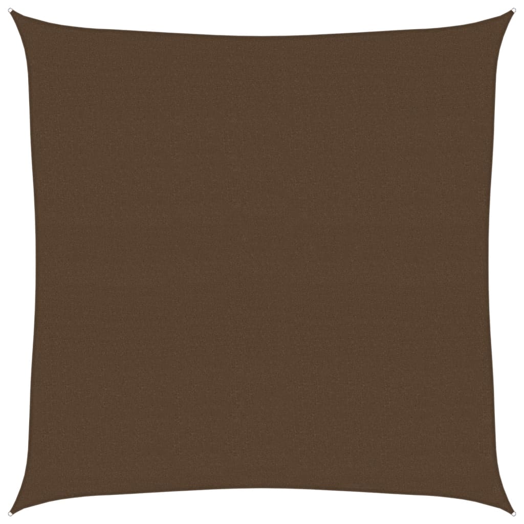Sonnensegel 160 g/m² Braun 4,5x4,5 m HDPE
