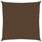 Sonnensegel 160 g/m² Braun 6x6 m HDPE