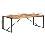 Esstisch 220x100x75 cm Massivholz