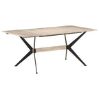 Esstisch 180x90x76 cm Massivholz Mango